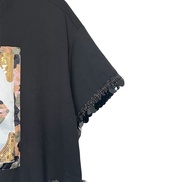 For Her NYC One Piece Sheer Camouflage Dress Size XL - Picture 4 of 13